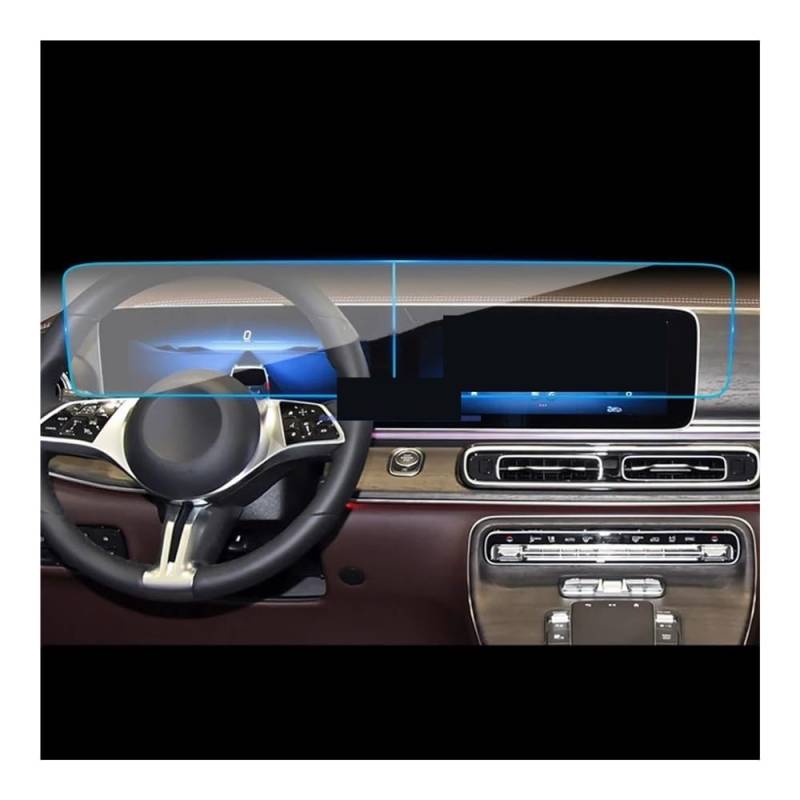 Displayschutzfolie Auto Navi Folie Für Klasse V W447 2024–2025, Armaturenbrett-Navigationsbildschirm, HD-Schutzfolie Aus Gehärtetem Glas, Zubehör von SXNUCD