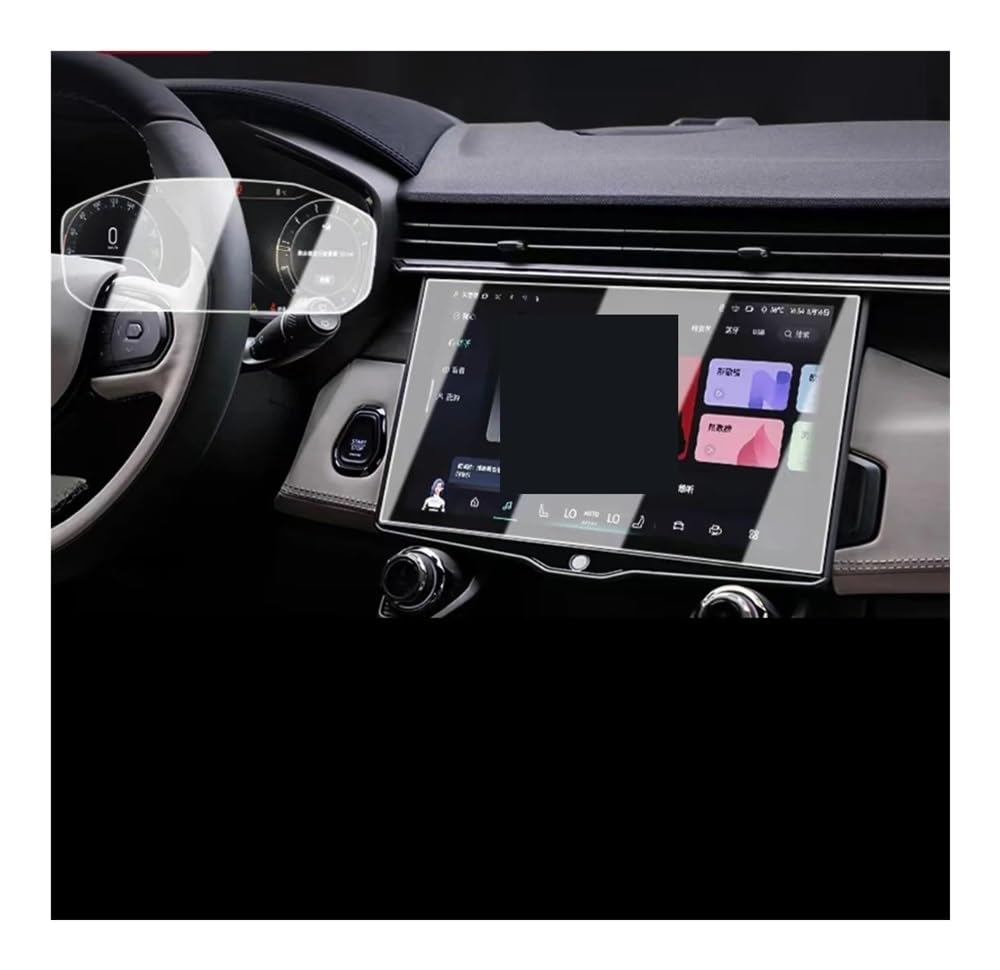 Displayschutzfolie Auto Navi Folie Für Lynk&Co 01 05 2021 12,7 Zoll Autoradio GPS-Navigation Gehärtetes Glas Und Armaturenbrett-Displayschutzfolie von SXNUCD