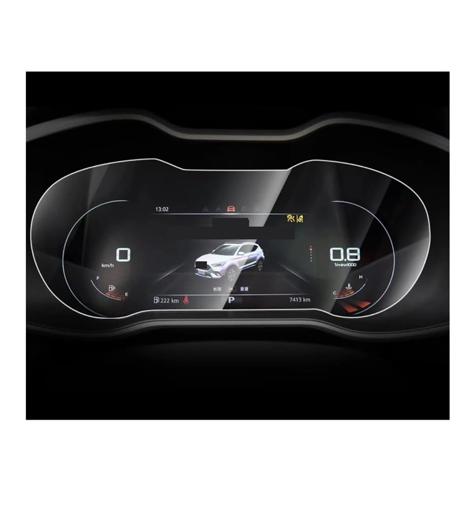 Displayschutzfolie Auto Navi Folie Für MG ZS 2018 2019 2020 Innen GPS Navigation Gehärtetes Glas Touchscreen Schutzfolie von SXNUCD