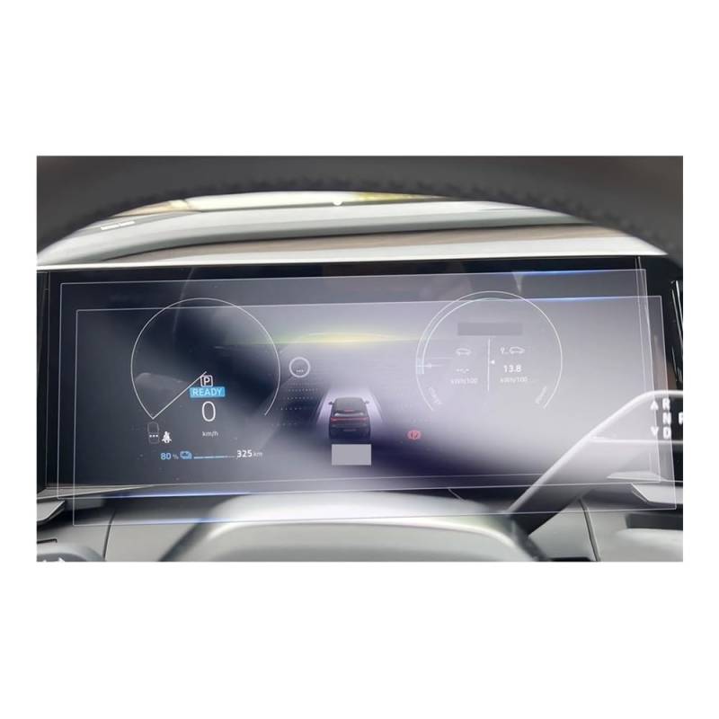 Displayschutzfolie Auto Navi Folie Für Megane E-tech Für Austral 2023 Auto Navigation Instrument Screen Protector Auto Innen Zubehör von SXNUCD