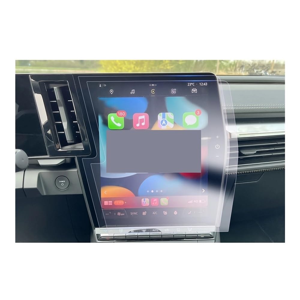 Displayschutzfolie Auto Navi Folie Für Megane E-tech Für Austral 2023 Auto Navigation Instrument Screen Protector Auto Innen Zubehör von SXNUCD