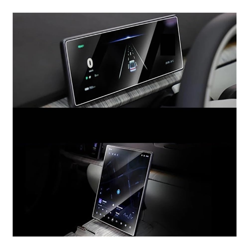 Displayschutzfolie Auto Navi Folie Für Nio ET7 2021 12,8 Zoll GPS Navigation Bildschirm Gehärtetem Glas Schutz Film Auto Innen Anti-Scratch Film von SXNUCD