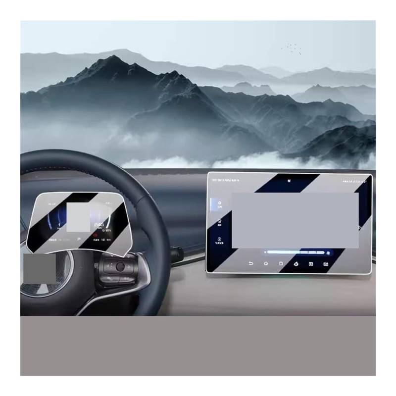 Displayschutzfolie Auto Navi Folie Gehärtetes Glas Autoradio GPS-Navigation Displayschutzfolie Für BYD Für Atto 3 Für Yuan Plus 2022–2024 von SXNUCD