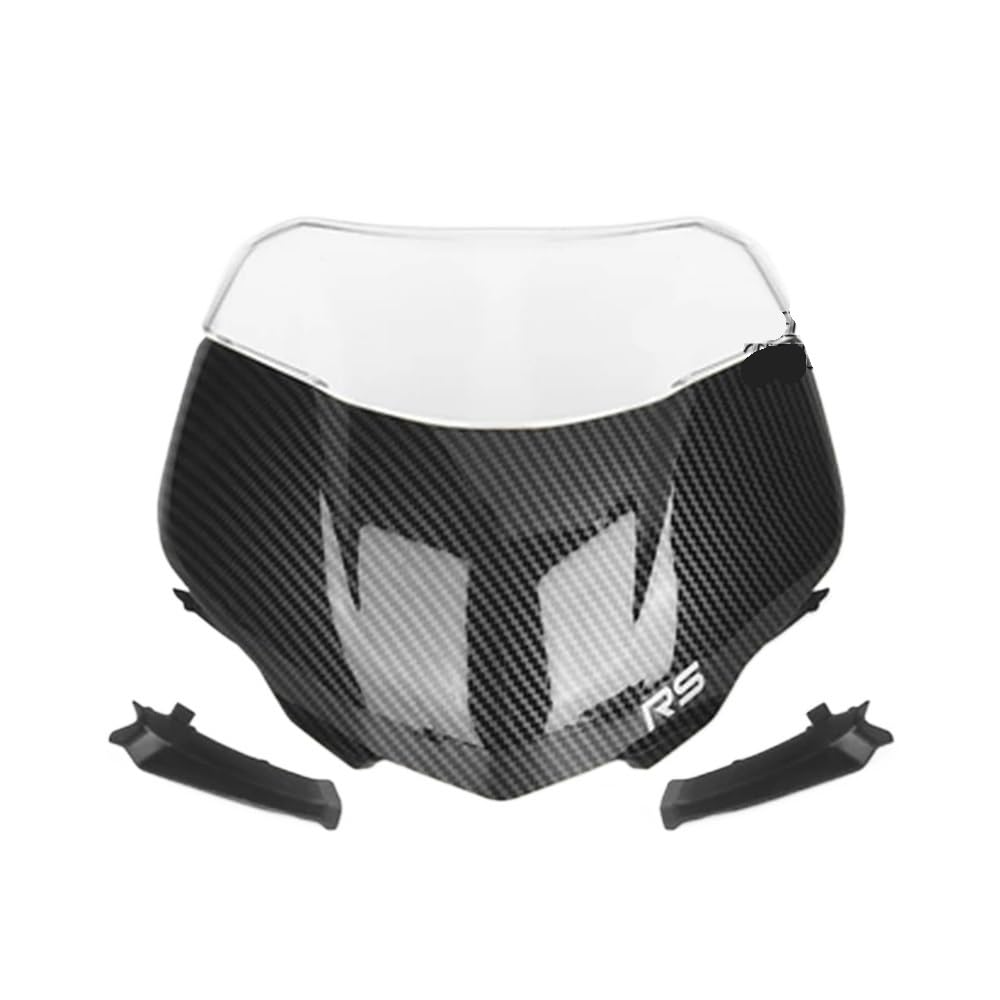 Windschutzscheiben-Deflektor für Motorrad Für Tr&iumph Street Triple 765RS 765 RS moto2 2023 Motorrad Frontscheibe Windschutz Visier Wind Bildschirm Schild Spoiler Deflektor Motorrad-Windschutzscheibe von SXNUCD