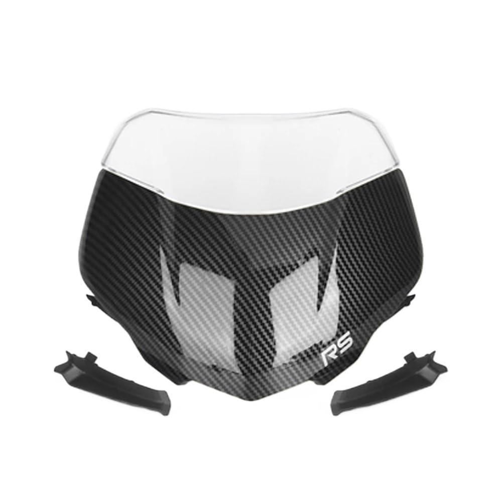 Windschutzscheiben-Deflektor für Motorrad Für Tr&iumph Street Triple 765RS moto2 2023 Motorrad Frontscheibe Windschutz Visier Wind Bildschirm Schild Spoiler Deflektor Motorrad-Windschutzscheibe von SXNUCD