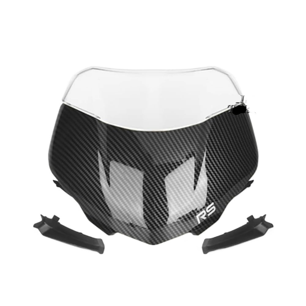 Windschutzscheiben-Deflektor für Motorrad Motorrad Frontscheibe Windschutz Visier Wind Bildschirm Schild Spoiler Deflektor Für Tr&iumph Street Triple 765RS 765 RS moto2 2023 Motorrad-Windschutzscheibe von SXNUCD