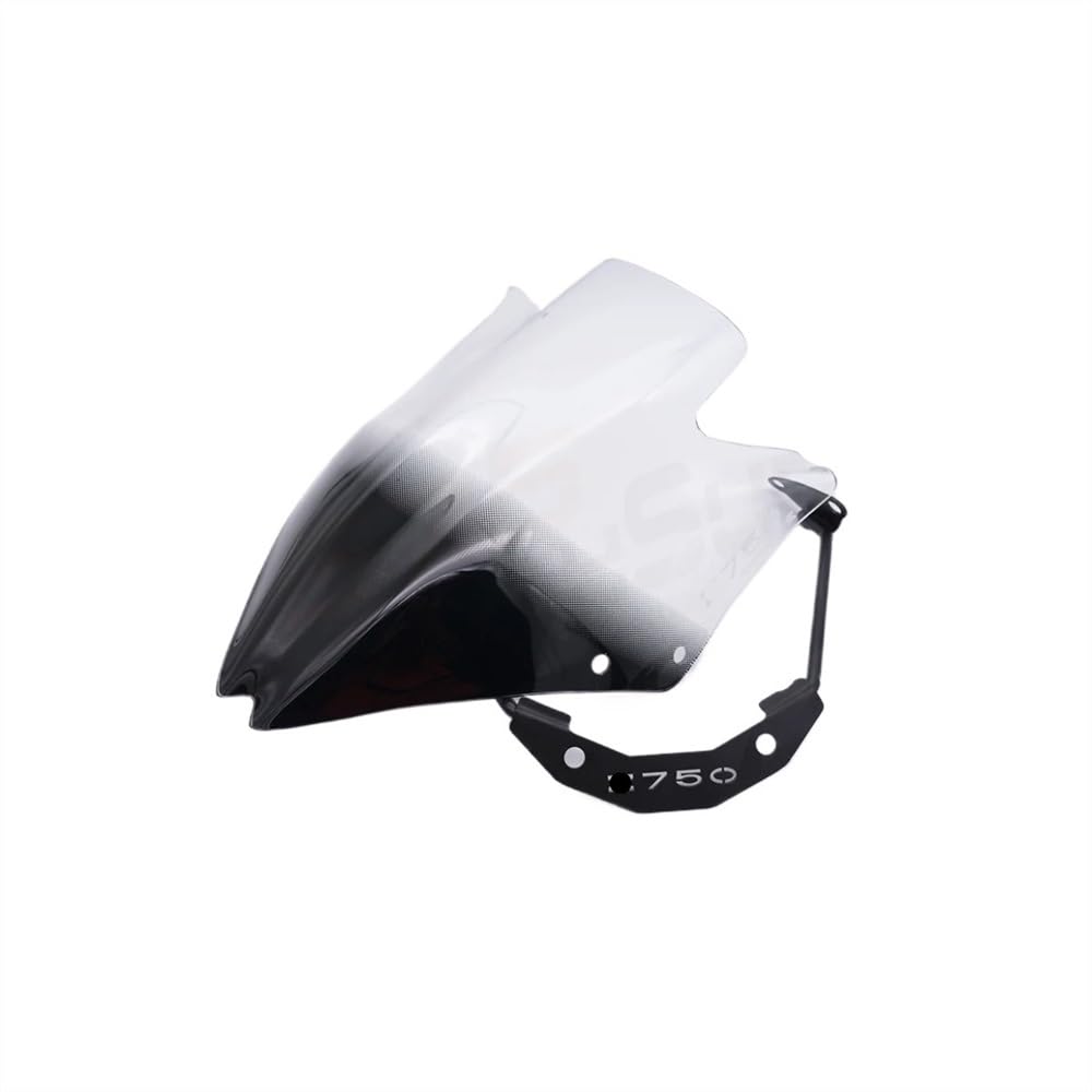 Windschutzscheiben-Deflektor für Motorrad Motorrad-Windschutzscheiben, passend für Z750R, Windabweiser für Ka&wasaki Z750 2007 2008 2009 2010 2011 2012, Windschutzscheiben-Spoiler Motorrad-Windschutzs von SXNUCD