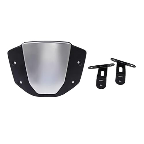 Windschutzscheiben-Deflektor für Motorrad Motorrad-Windschutzscheibenverlängerung, verstellbarer Spoiler, für Aufklemmen, Windschutzscheibenabweiser für CB650R 2019–2021, CB1000R 2018–2021 Motorrad-Wi von SXNUCD