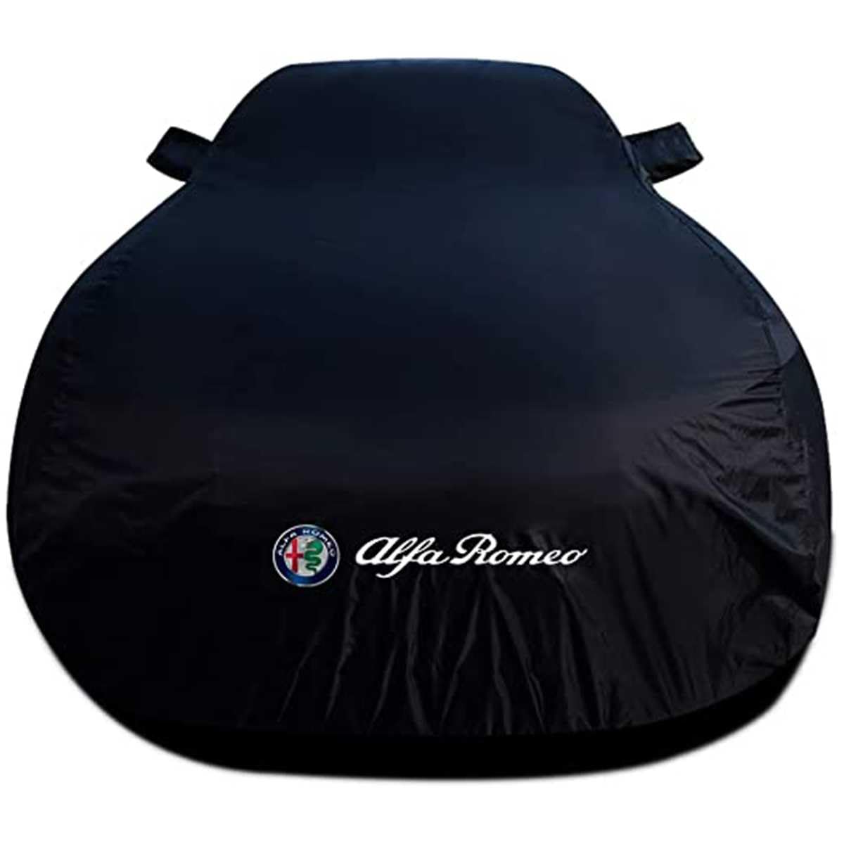 SXSTYSXCLGS Autoabdeckung Wasserdicht und atmungsaktiv, Allwetter Autoabdeckungen für Alfa Romeo 8C Competizione 2007–2011,Vollgarage Autoplane für Regen Sonne Staub Schutz, Black von SXSTYSXCLGS