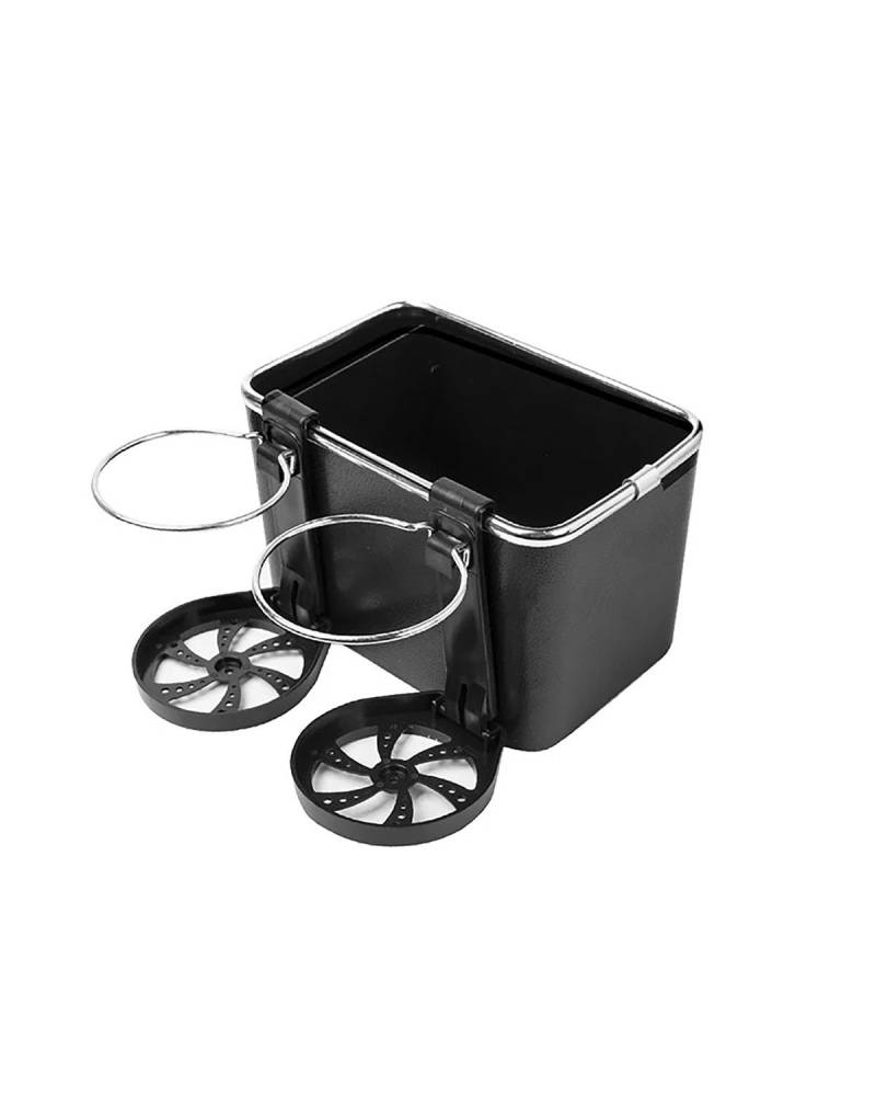 Auto Getränkehalter für Lüftung Auto Armlehne Getränkehalter Auto Lagerung Organizer Wasserbecherhalter Aufbewahrungsbox Wasserbecher Tissue Box Autozubehör(Black) von SXXJVES