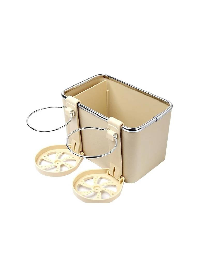 Auto Getränkehalter für Lüftung Auto Armlehne Getränkehalter Auto Lagerung Organizer Wasserbecherhalter Aufbewahrungsbox Wasserbecher Tissue Box Autozubehör(White) von SXXJVES