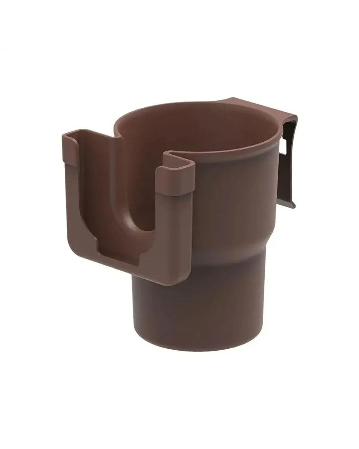 Auto Getränkehalter für Lüftung Auto Wasser Tasse Halter Telefon Ständer Handy Tasten Trinken Kann Wasser Tasse Lagerung Erweiterung Adaptiful Teile Auto Zubehör(Brown) von SXXJVES