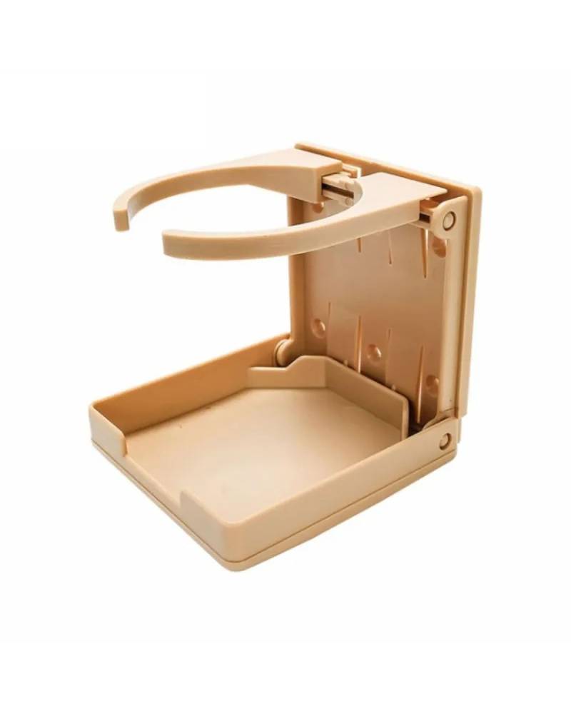 Auto Getränkehalter für Lüftung Tragbarer Auto-Wasserbecherhalter Faltbarer Getränkehalter Ständer Universeller Wasserflaschen-Organizer Für Auto LKW Boot Auto-Zubehör(Beige) von SXXJVES