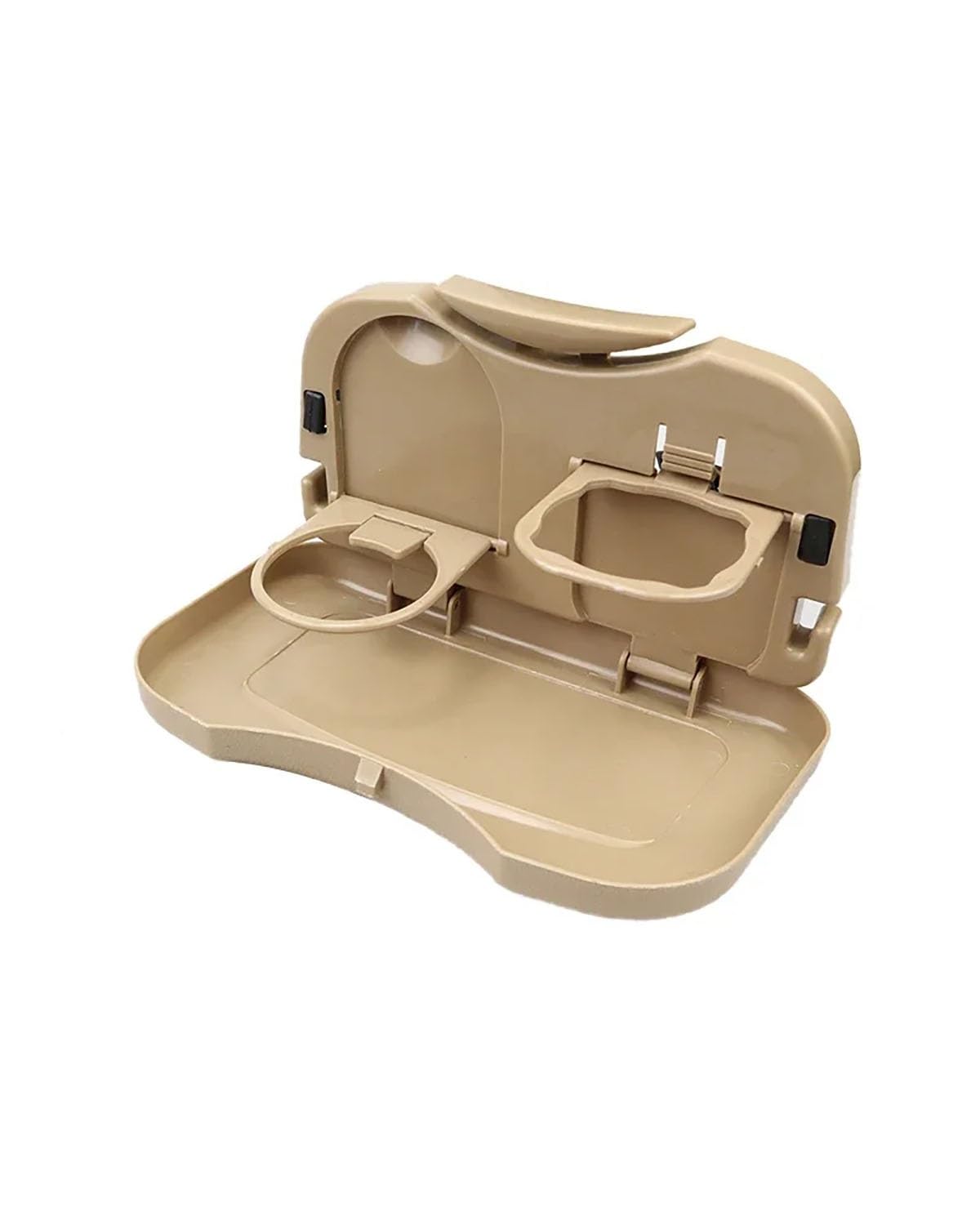 Auto Getränkehalter für Lüftung Zusammenklappbarer Auto-Getränkehalter Halterung Für Lebensmittel Auto-Rücksitz Tisch Tasse Telefonhalter Auto-Aufbewahrungsbox Universell(1 Peice Beige) von SXXJVES