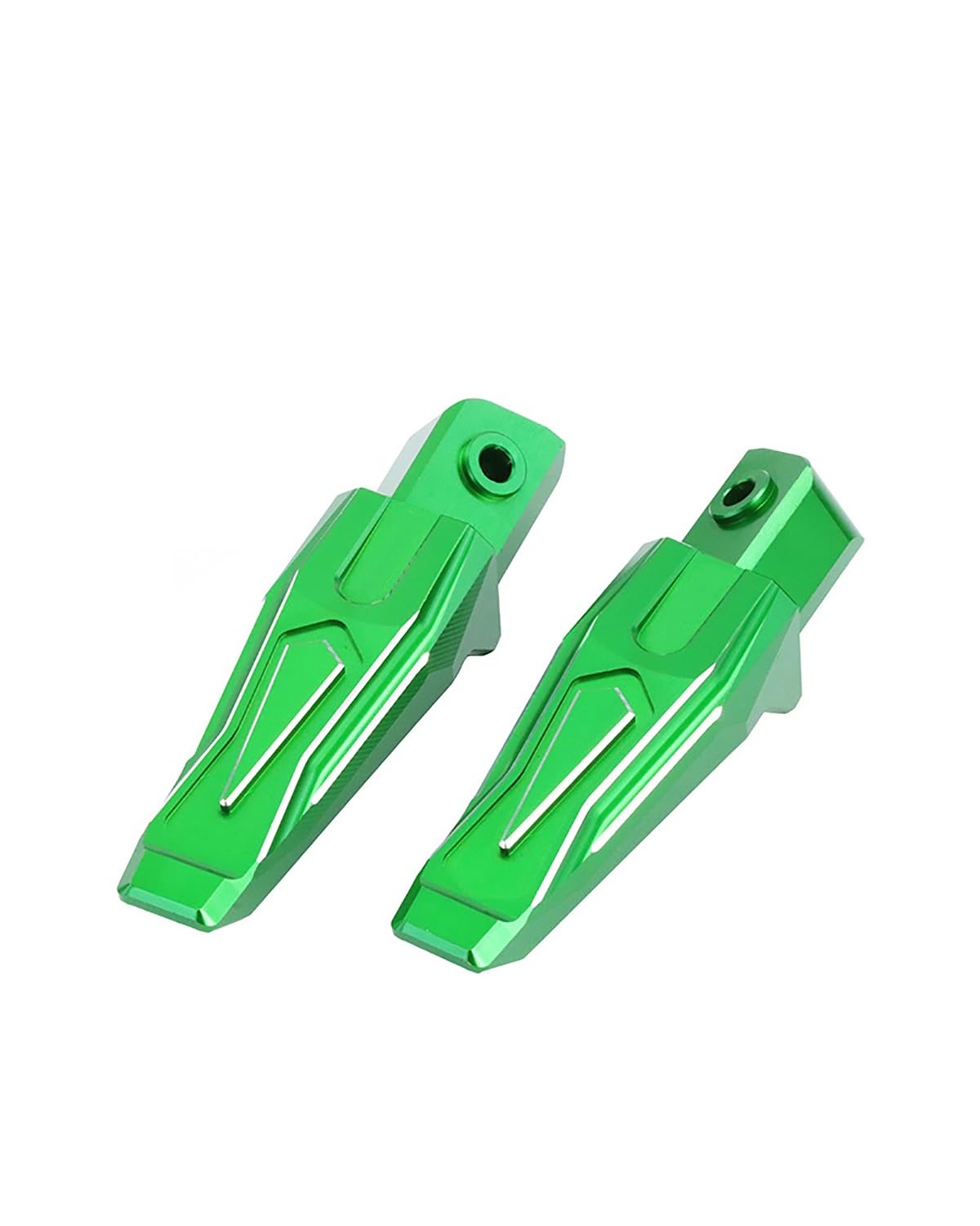 Motorradpedale Anwendbar für Ninja Z500 Ninja500 Modifiziertes Pedal Vergrößertes Anti-Rutsch-Pedal Pedalzubehör Motorradpedal Motorrad-Ruhepedal(Green) von SXXJVES