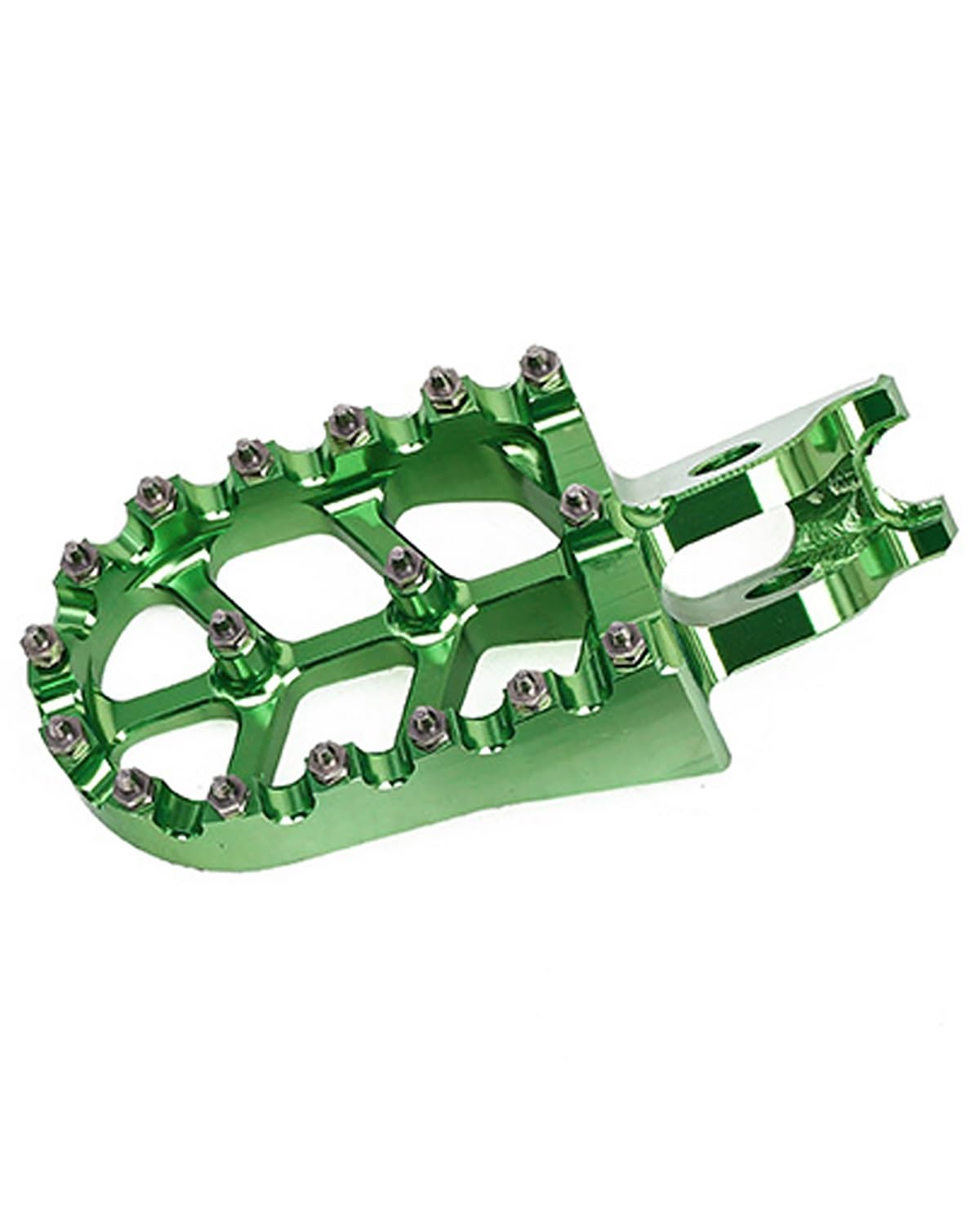 Motorradpedale Anwendbar für Off-Road-Motorräder CR CRF 125 250 500 230 450R CNC-Aluminiumlegierung mit verlängertem Pedal Motorrad-Ruhepedal(1 Pair of Green Left and Right Rear Pedals) von SXXJVES