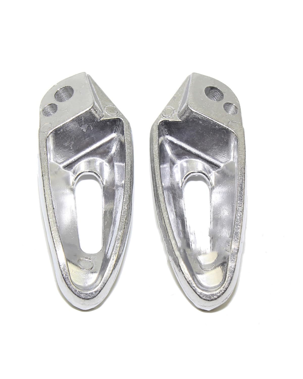 Motorradpedale Elektrisches Motorrad TTX-Pedal Aluminiumlegierung Hinterpedal Motorradpedal Klapppedal Ersatzteile Farbe Silber Motorrad-Ruhepedal von SXXJVES