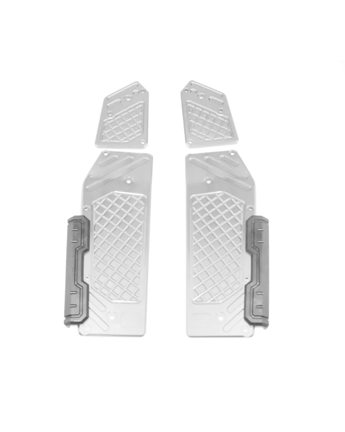 Motorradpedale Für ADV350 ADV250 2022 2023 2024 Motorrad Zubehör Fußstütze Fuß Pads Pedal Platte Neue Motorrad Anti-Slip Fuß Pedal Motorrad-Ruhepedal(Silver) von SXXJVES