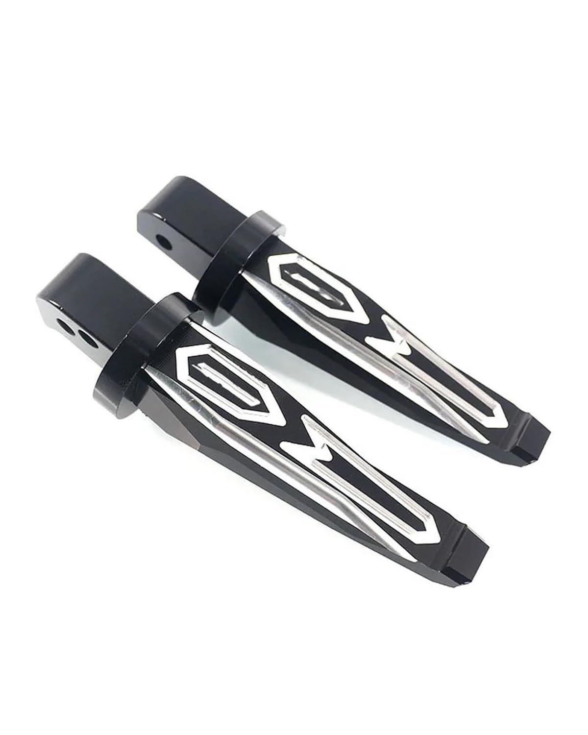 Motorradpedale Für FORZA350 Forza 350 NSS350 2020 2021 2022 2023 Motorrad CNC Hinten Passagier Fußstützen Fußrasten Pegs Hinten Pedale Peg Motorrad-Ruhepedal(Black) von SXXJVES