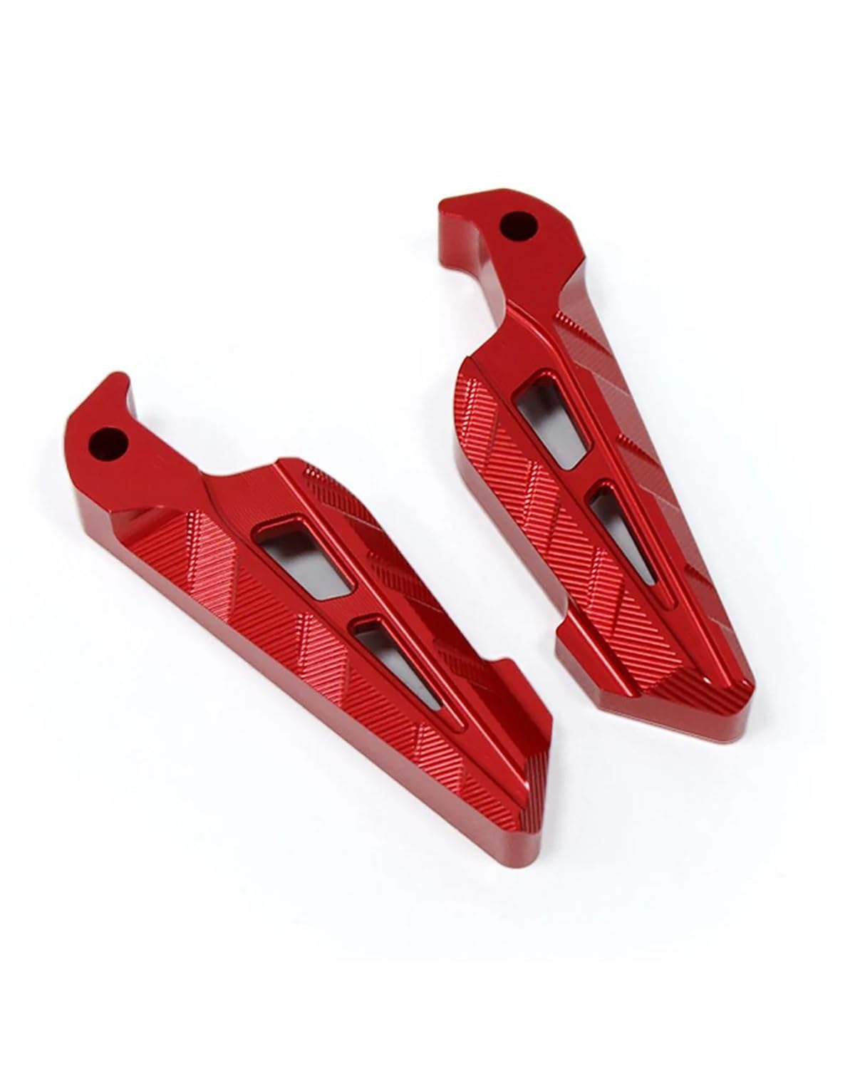 Motorradpedale Für Yamaha Für Xmax 400 300 250 125 Motorrad Hinten Passagier Fußstütze CNC Hinten Fußrasten Pedal Zubehör Teile Motorrad-Ruhepedal(Red) von SXXJVES