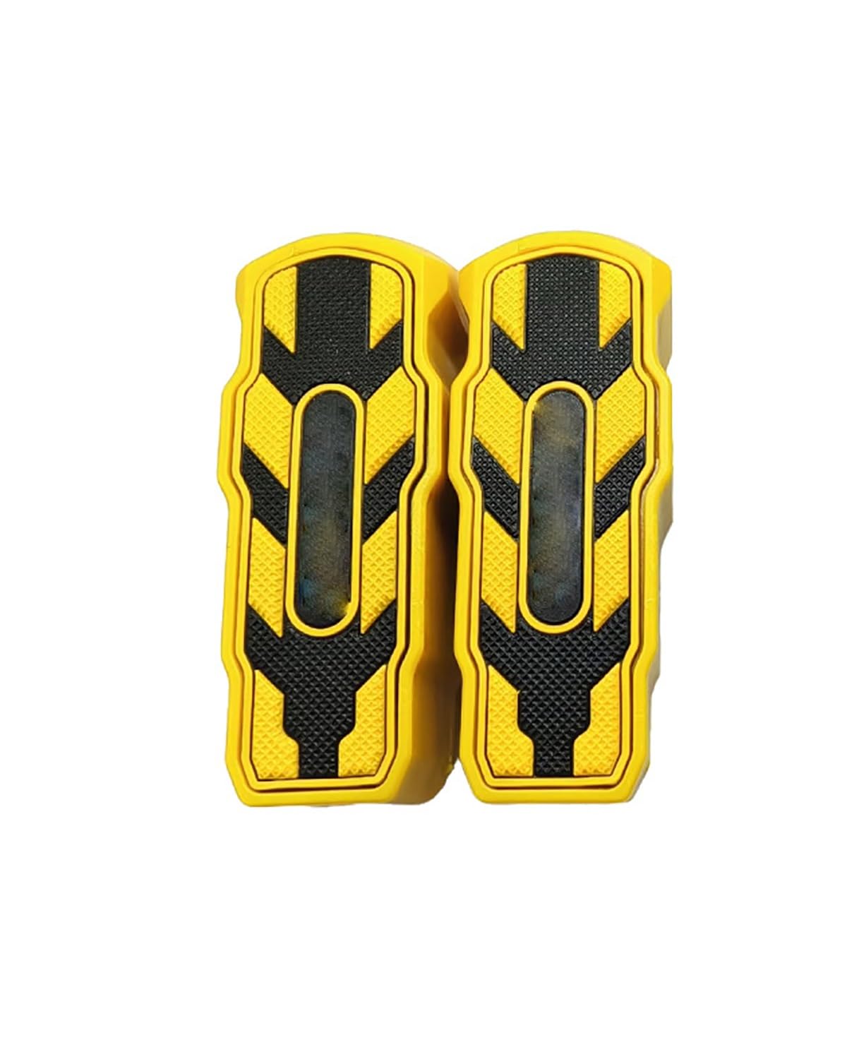 Motorradpedale Motorrad modifiziertes Gummipedalbrett Farbe Gummipedal Motorrad Fußnagel Motorrad Gummipedal Motorrad Anti-Rutsch-Pedal Motorrad-Ruhepedal(Yellow) von SXXJVES