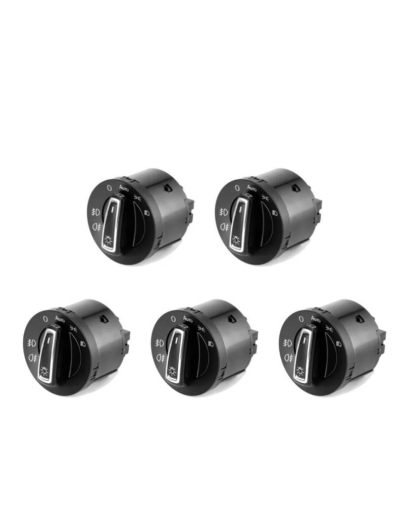 Scheinwerferschalter Auto Für Golf 2004-2013 Auto Accessori Automatischer Scheinwerferschalter Auto-Kopflampen-Steuerschalter-Sensormodul Auto Scheinwerferschalter(10Pin 5pcs) von SXXJVES