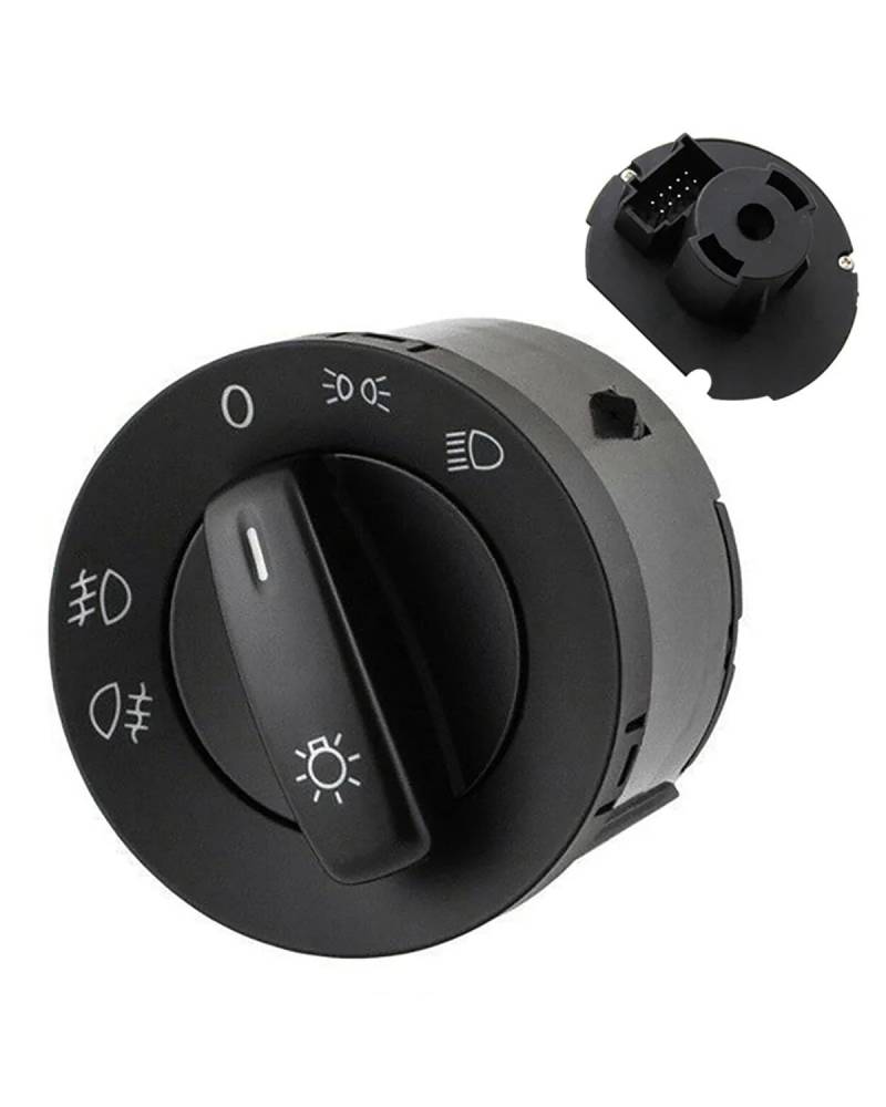 Scheinwerferschalter Auto Für Passat B5 B6 CC Für Golf 4 MK5 Für Jetta Nebel Lampe Schalter Auto Scheinwerfer Control Schalter Auto Scheinwerferschalter(1K0941431Q) von SXXJVES