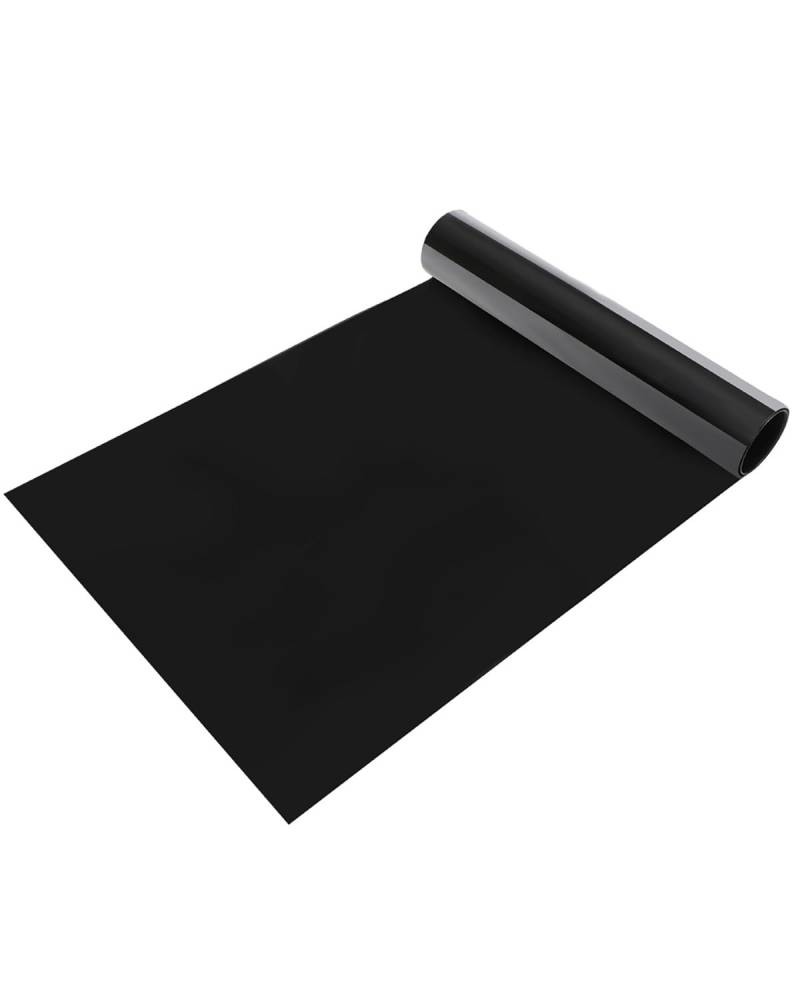 tönungsfolie Auto Solarfolie Für Auto-Windschutzscheibe, 20 cm X 150 cm, Schwarz Getönt, Transparente Solarfolie, Sonnenschutz, Autozubehör, Solar scheibentönungsfolie von SXXJVES