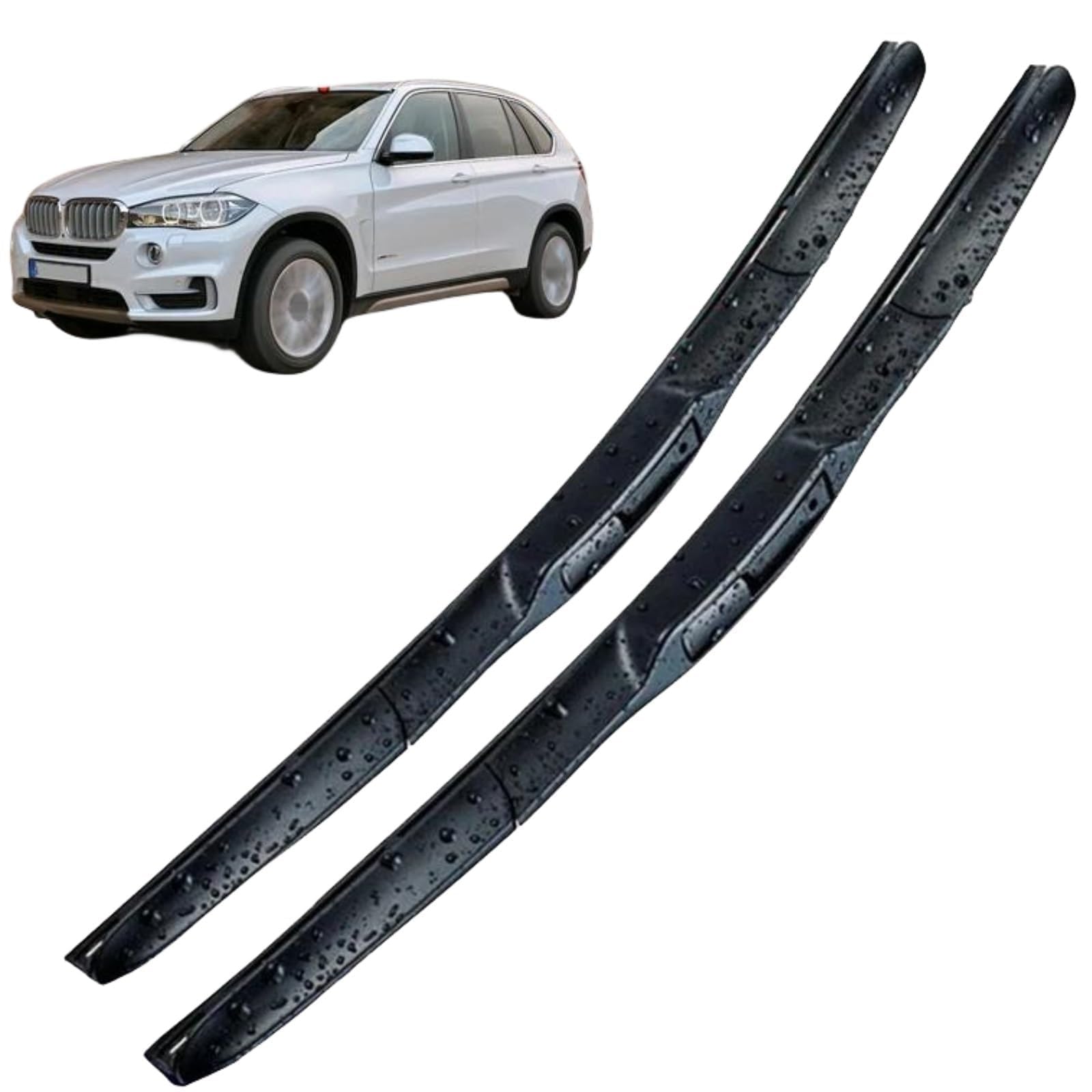 Scheibenwischer für BMW X5 F15 2013–2018,24"+20", Wischerblätter Ersatzwischblätter Wischerblatt Gummi Auto Frontscheibenwischerblatt von SXXTS