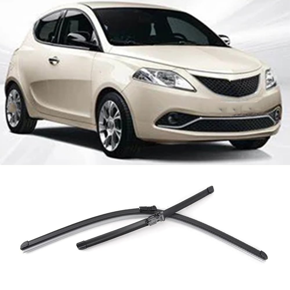 Scheibenwischer für Chrysler Lancia Ypsilon MK3 2011-2023 24''+15", Wischerblätter Ersatzwischblätter Wischerblatt Gummi Auto Frontscheibenwischerblatt von SXXTS