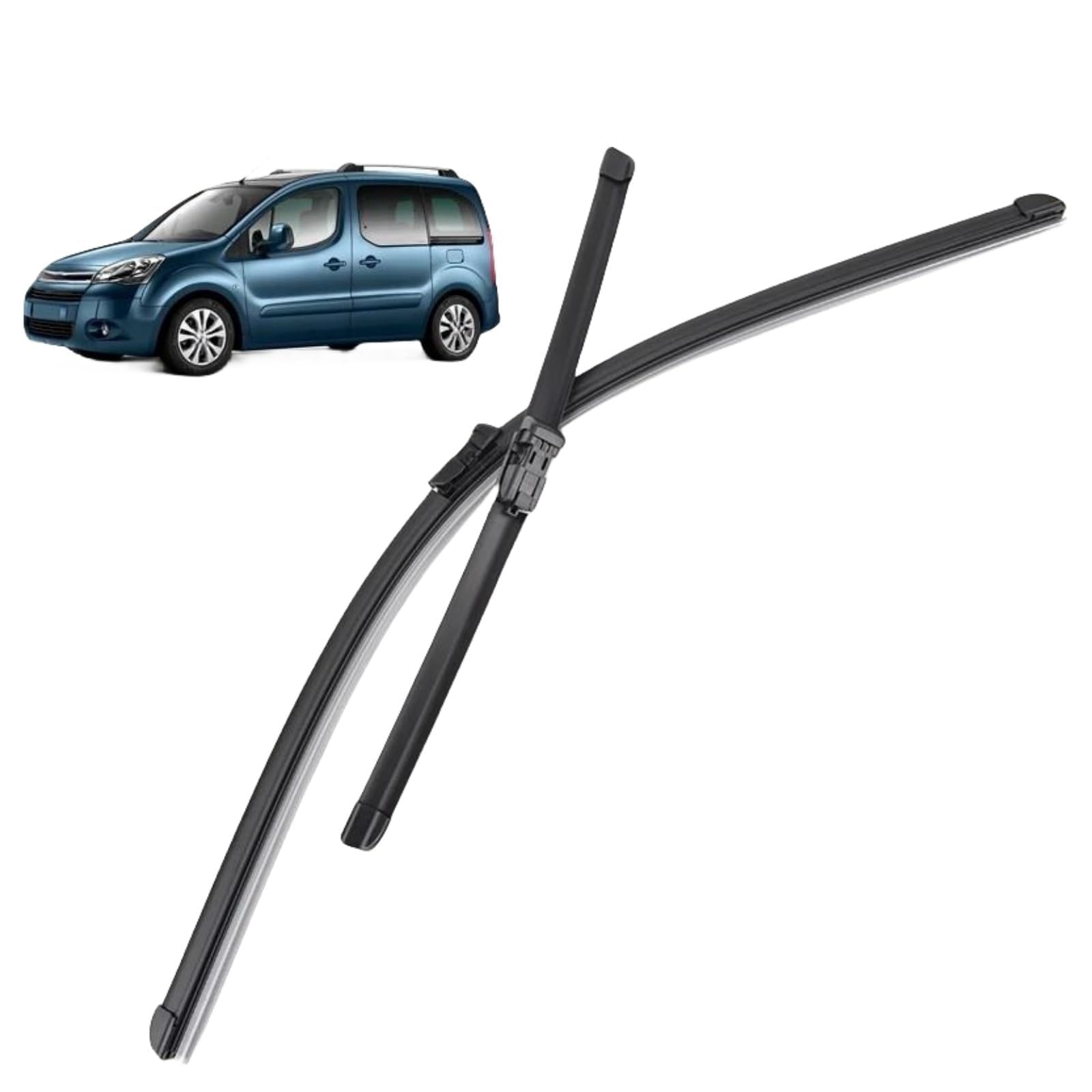 Scheibenwischer für Citroen Berlingo B9 2008–2018,26"+16", Wischerblätter Ersatzwischblätter Wischerblatt Gummi Auto Frontscheibenwischerblatt von SXXTS