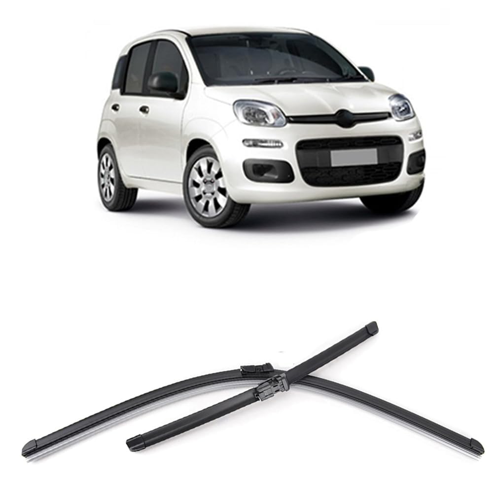 Scheibenwischer für FIAT Panda MK3 2013-2022 24''+15", Wischerblätter Ersatzwischblätter Wischerblatt Gummi Auto Frontscheibenwischerblatt von SXXTS