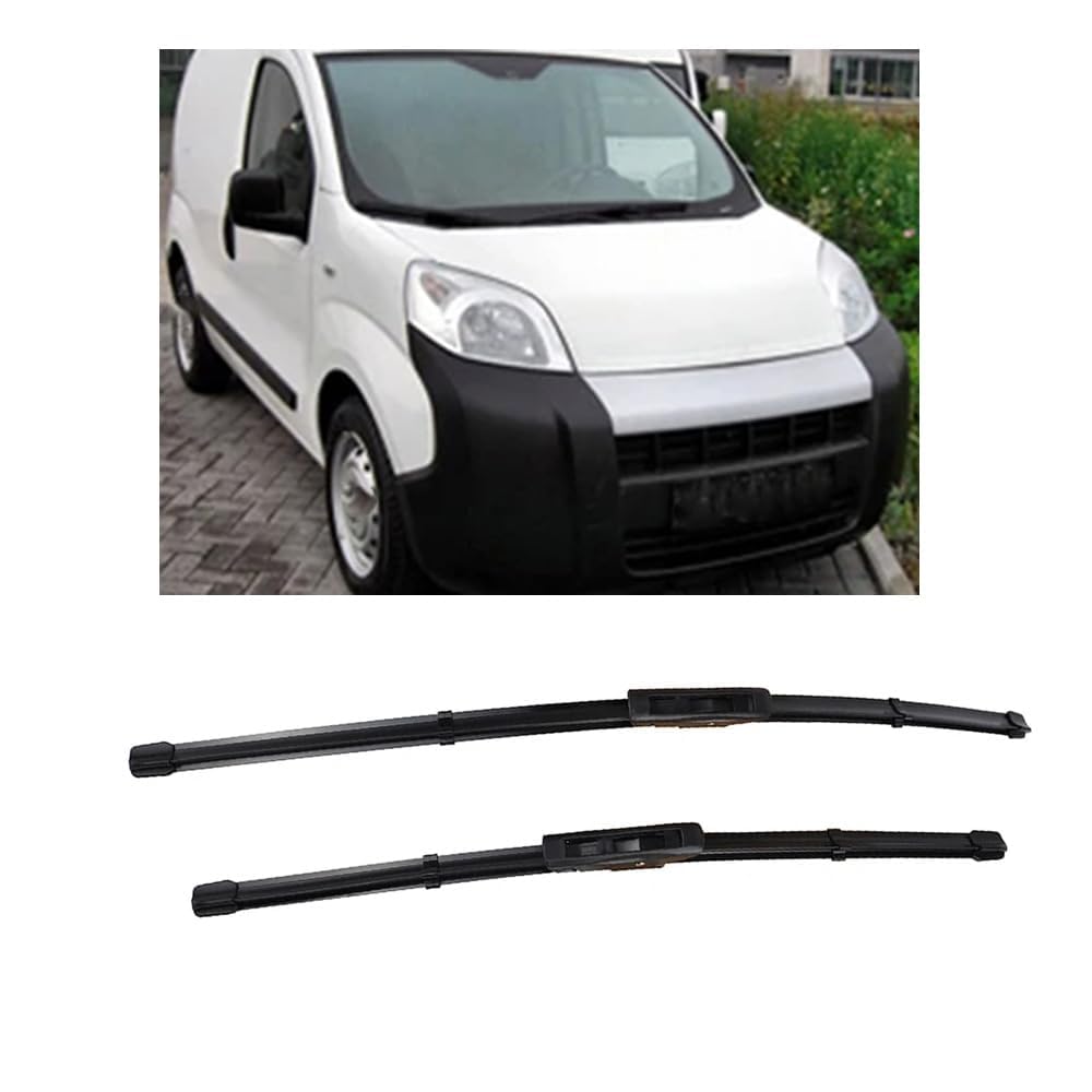 Scheibenwischer für Fiat Fiorino MK3 2008-2013, Wischerblätter Ersatzwischblätter Wischerblatt Gummi Auto Frontscheibenwischerblatt von SXXTS