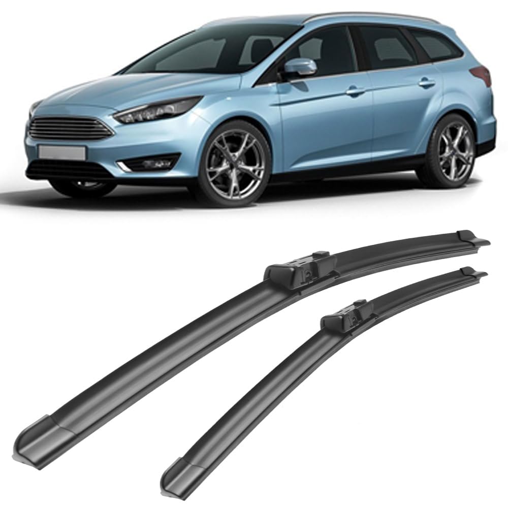 Scheibenwischer für Ford Focus Wagon 2012-2018 28"+28", Wischerblätter Ersatzwischblätter Wischerblatt Gummi Auto Frontscheibenwischerblatt von SXXTS