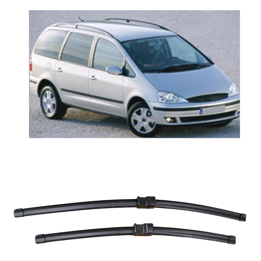 Scheibenwischer für Ford Galaxy MK II 2001-2006 28"+28", Wischerblätter Ersatzwischblätter Wischerblatt Gummi Auto Frontscheibenwischerblatt von SXXTS