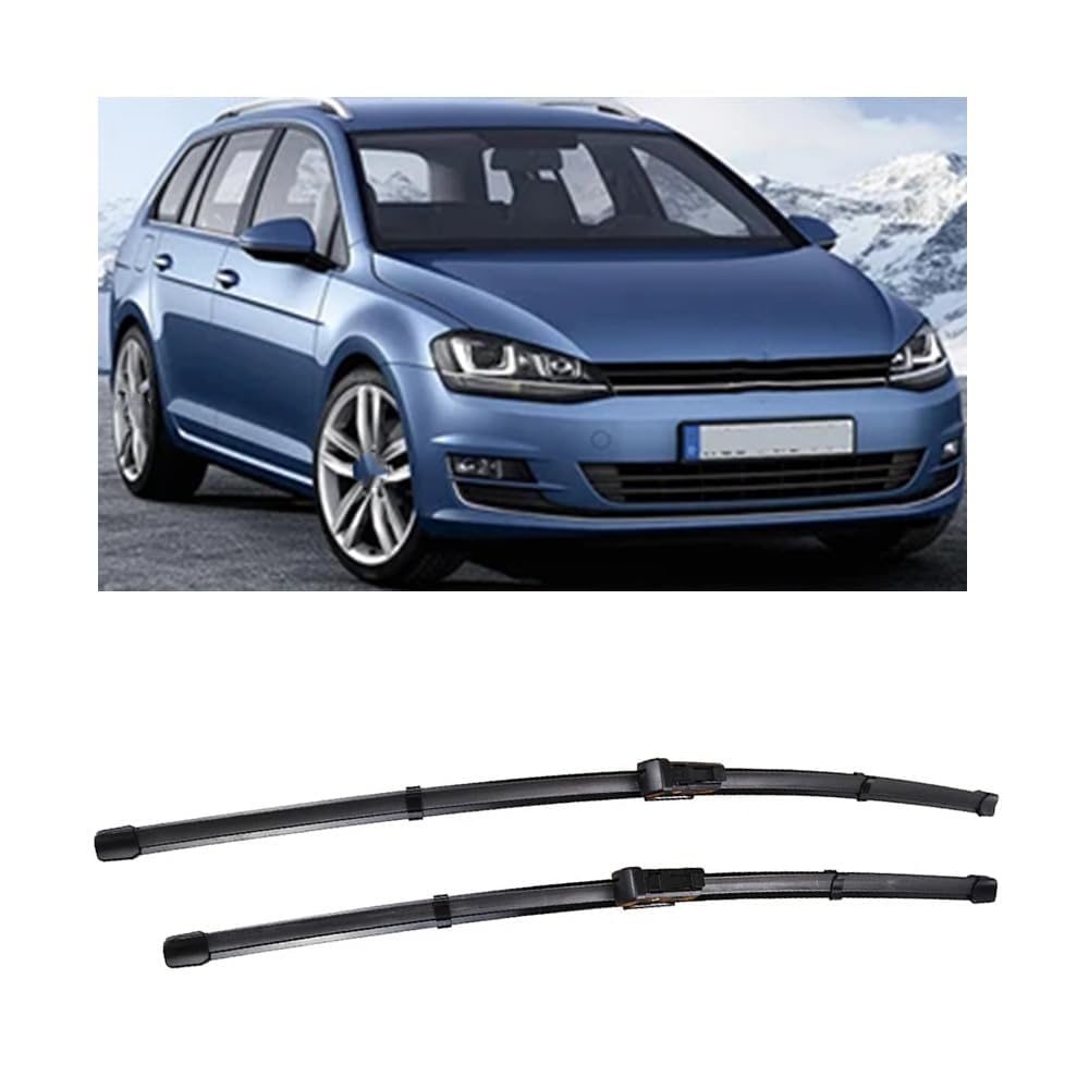 Scheibenwischer für Golf MK 7 2012-2019 26"+18", Wischerblätter Ersatzwischblätter Wischerblatt Gummi Auto Frontscheibenwischerblatt von SXXTS