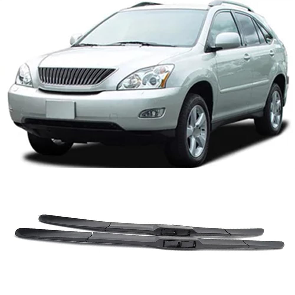 Scheibenwischer für Lexus RX330 2004-2006 26"+22", Wischerblätter Ersatzwischblätter Wischerblatt Gummi Auto Frontscheibenwischerblatt von SXXTS