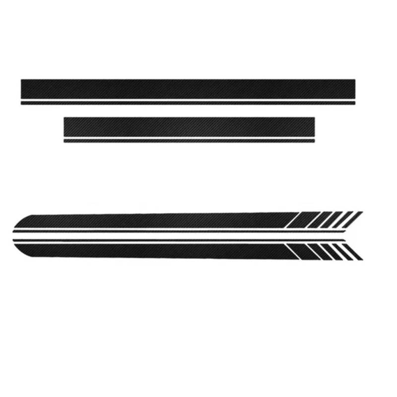 Edition 1 Car Door Side Stripes Sticker Hood Bonnet Roof Body Kit Decal, for M=ercedes B=ENZ C Class W205 C63 Coupe AMG Accessories von SXYCXJB