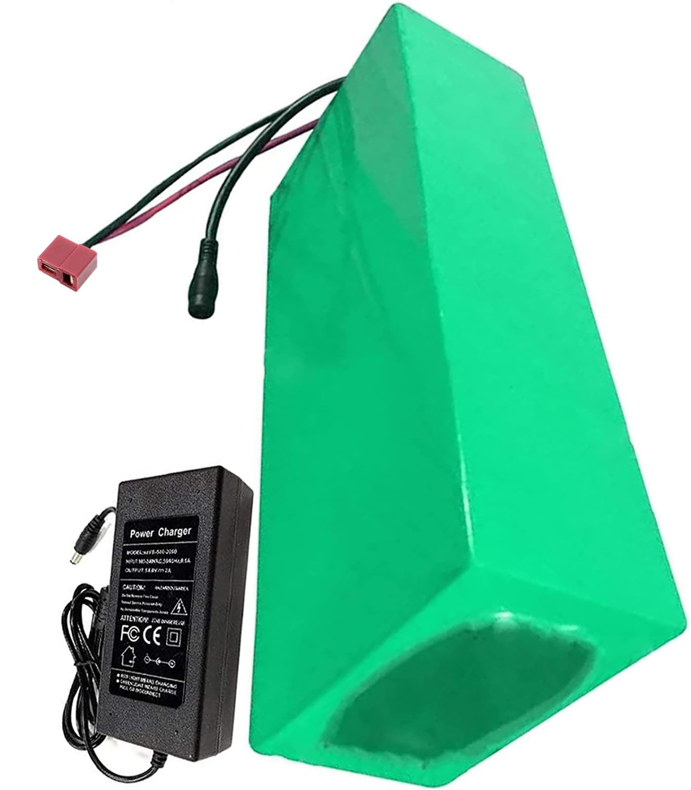 48V 10Ah/12Ah/15Ah/20/25/30Ah wiederaufladbare Lithiumbatterie, Pack mit BMS-Schutz Hochleistungsbatterie wasserdichtes PVC, für 200W 300W 400W 500W 800W 1000W Motor 48V 10AH (1),T von SXYKXYDL