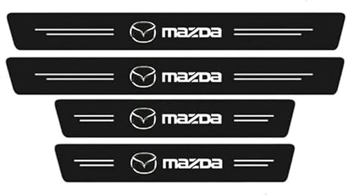 Auto Einstiegsleisten Aufkleber für Mazda 2 3 5 6 CX-3 CX-30 CX-5, Schutz Autotür Kantenschutz Einstiegsleistenschutz rutschfeste Anti-KratzTrim von SXZMAZS