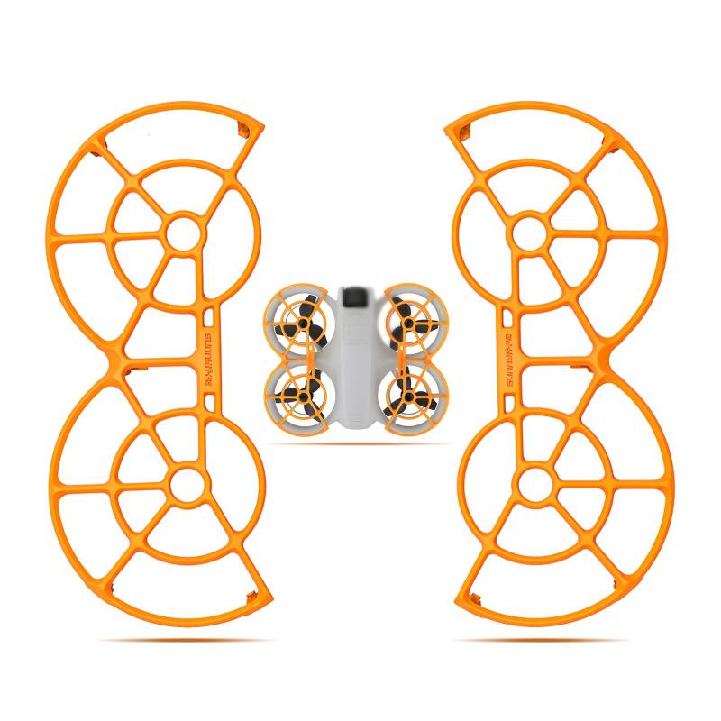 Propellerschutz für DJI Neo,Anti-Kollisions-Schutzring Aufprallschutz für DJI Neo Zubehör(Orange) von SYACHI