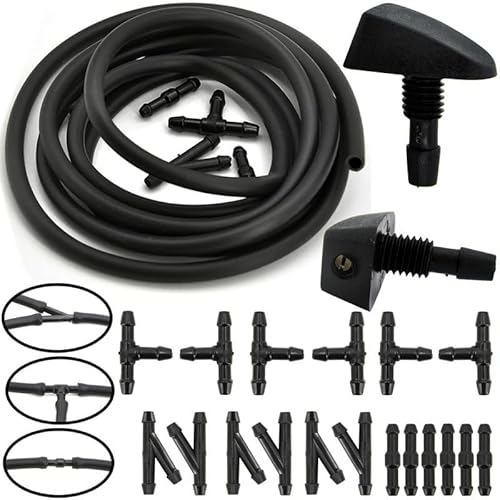 Auto Scheibenwischerdüse Kompatibel Mit Skoda Ersatz-Scheibenwischer-Wasch-Sprühdüse, Auto-Scheibenwaschpumpe, Waschspray-Spray-Set(25pcs) von SYBLW