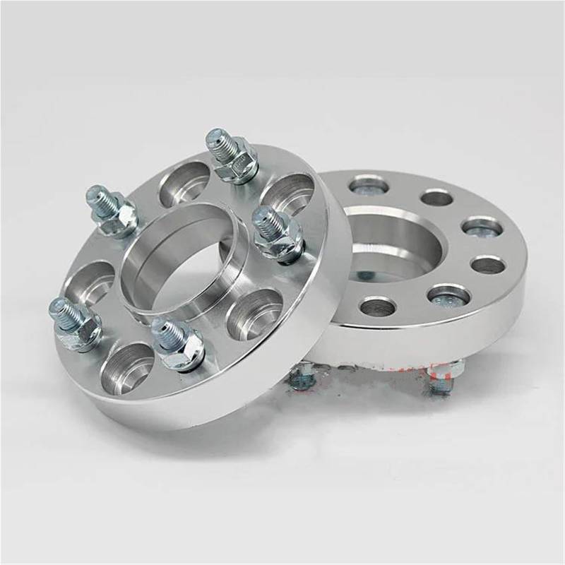 Auto Spurverbreiterung Kompatibel Mit Subaru Für Forester Für Outback Für BRZ Für Lmpreza XV G4 Für Anesis 5x100 56,1mm Auto Spurverbreiterungen Adapter 5 Lug 15/20/25/30/35mm(Silver,25mm) von SYBLW