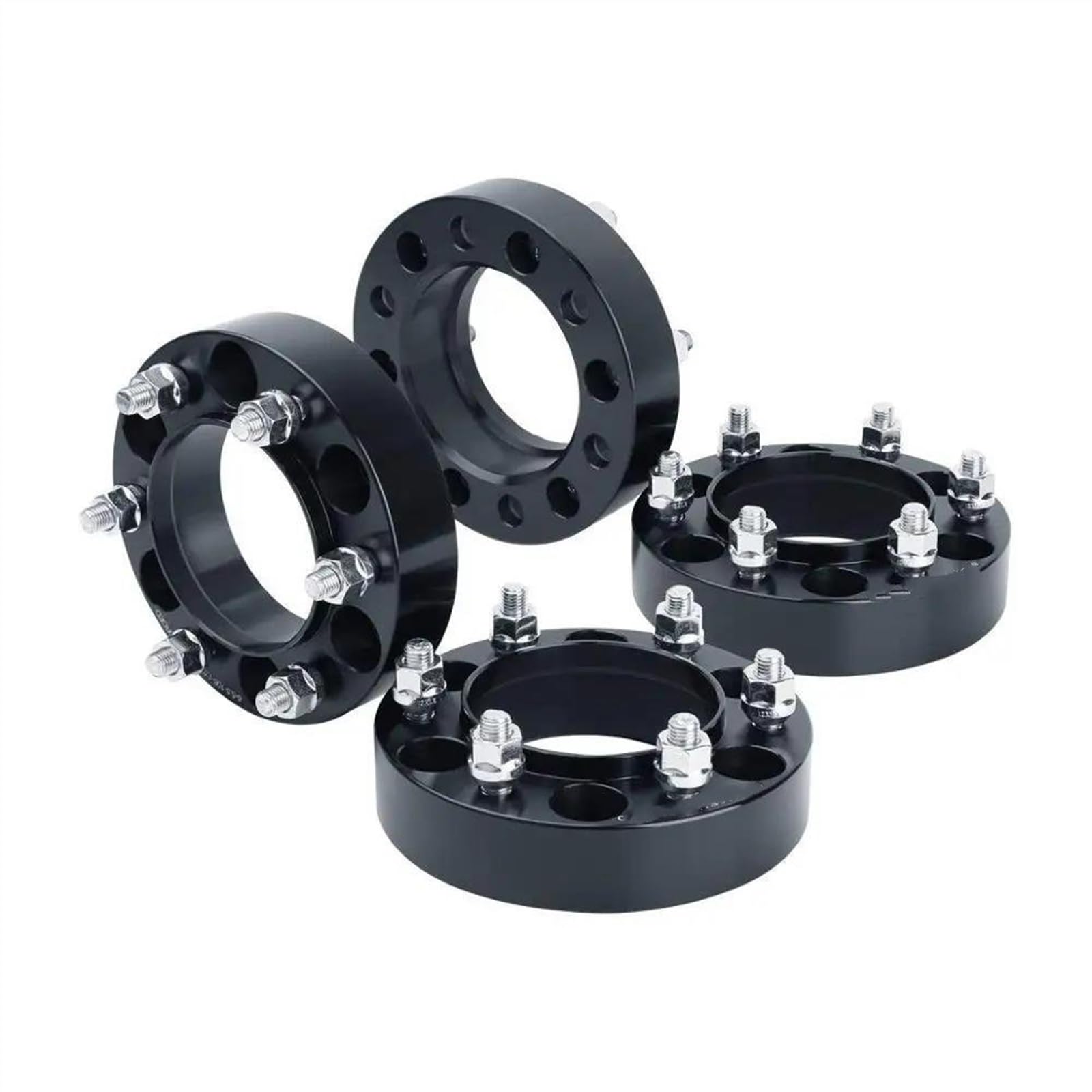 Auto Spurverbreiterung Kompatibel Mit Toyota Für 4Runner Für Tacoma Für Sequoia, 4 Stück 6x5,5, 4 Stück Spurverbreiterungen, Dicke Distanzscheiben, Hubcentric-Abstandshalter(104BK 38mm) von SYBLW