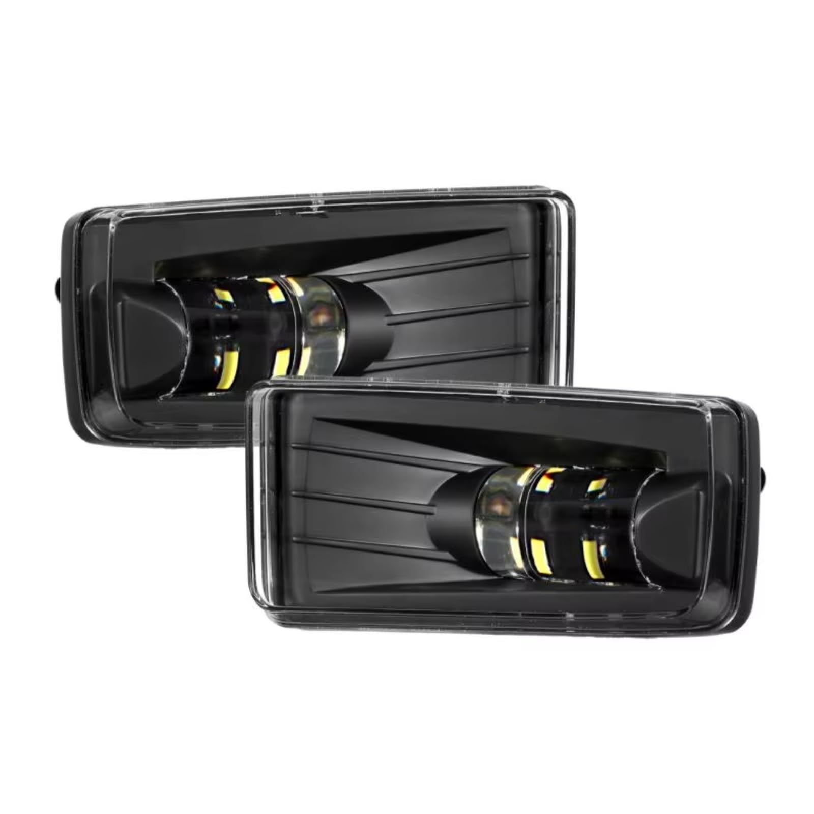 SYBLW Arbeitslicht Kompatibel Mit Chevrolet Für Avalanche 2007–2015 Für Silverado 2007–2016 Nebelscheinwerfer Nebelscheinwerfer Montage Autoteile(Black) von SYBLW