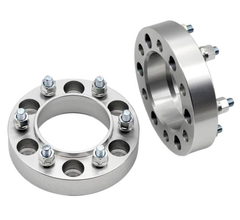 SYBLW Auto Spurverbreiterung Kompatibel Mit Toyota Für Tacoma 2001 2002 2003–2018 Für Fortuner Für Sequoia PCD 6 X 139,7 106 Mm Spurverbreiterungsscheiben-Adapter 6 Lug 30/35/38/50/60 Mm(2PCS 25mm) von SYBLW