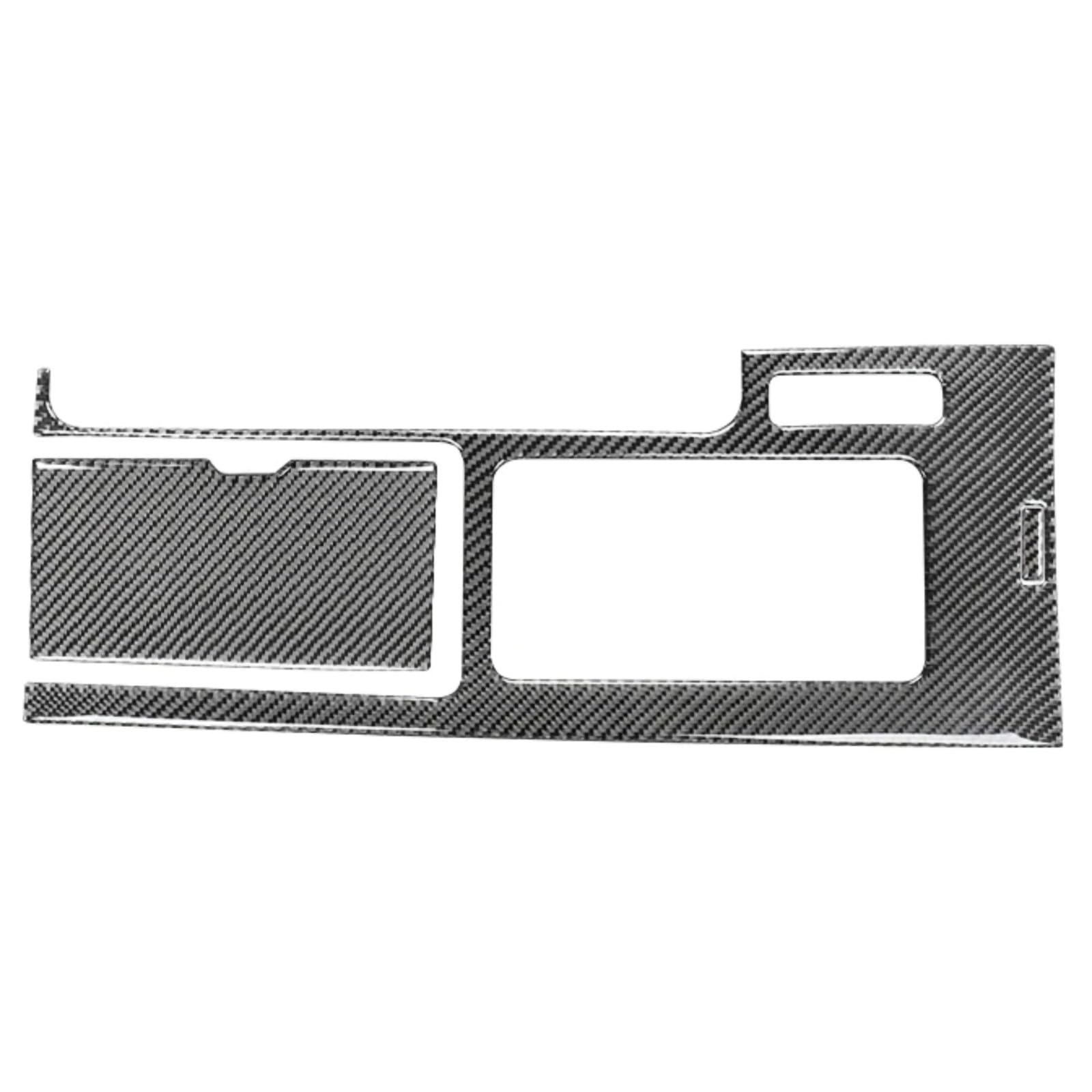 SYBLW Das Schaltpaneel Abdeckung Kompatibel Mit Ford Für Mustang 2009 2010 2011 2012 2013 2014 Auto Mittelkonsole Schaltkasten Panel Dekor Aufkleber Carbonfaser Innenverkleidung(Black) von SYBLW