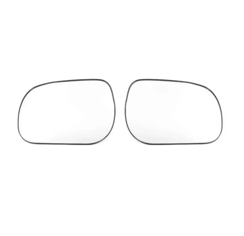 SYBLW Kompatibel Mit Toyota Für RAV4 2009 2010 2011 2012 Beheiztes Seitenrückspiegelglas Mit Trägerplatte Außenspiegel Glas Beheizbar(A Pair) von SYBLW