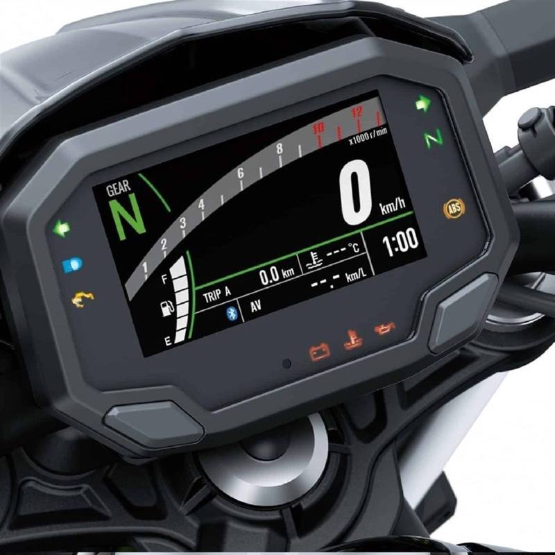 SYBLW Schutzfolie Kompatibel Mit Für Z650 2022 2021 2020, Motorrad-Cluster-Schutzfolie, Armaturenbrett-Bildschirm, Instrumentenfolie, Kilometerzähler-Schutzfolie(X1) von SYBLW