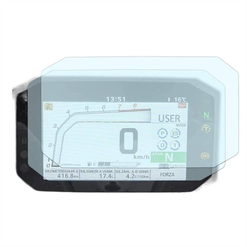 SYBLW Schutzfolie Kompatibel Mit X-ADV 2022 2021 Motorradteilen Cluster-Schutzfolie Armaturenbrett-Displayschutz Instrumentenfolie Tachometer-Schutzfolie(5 PCS) von SYBLW